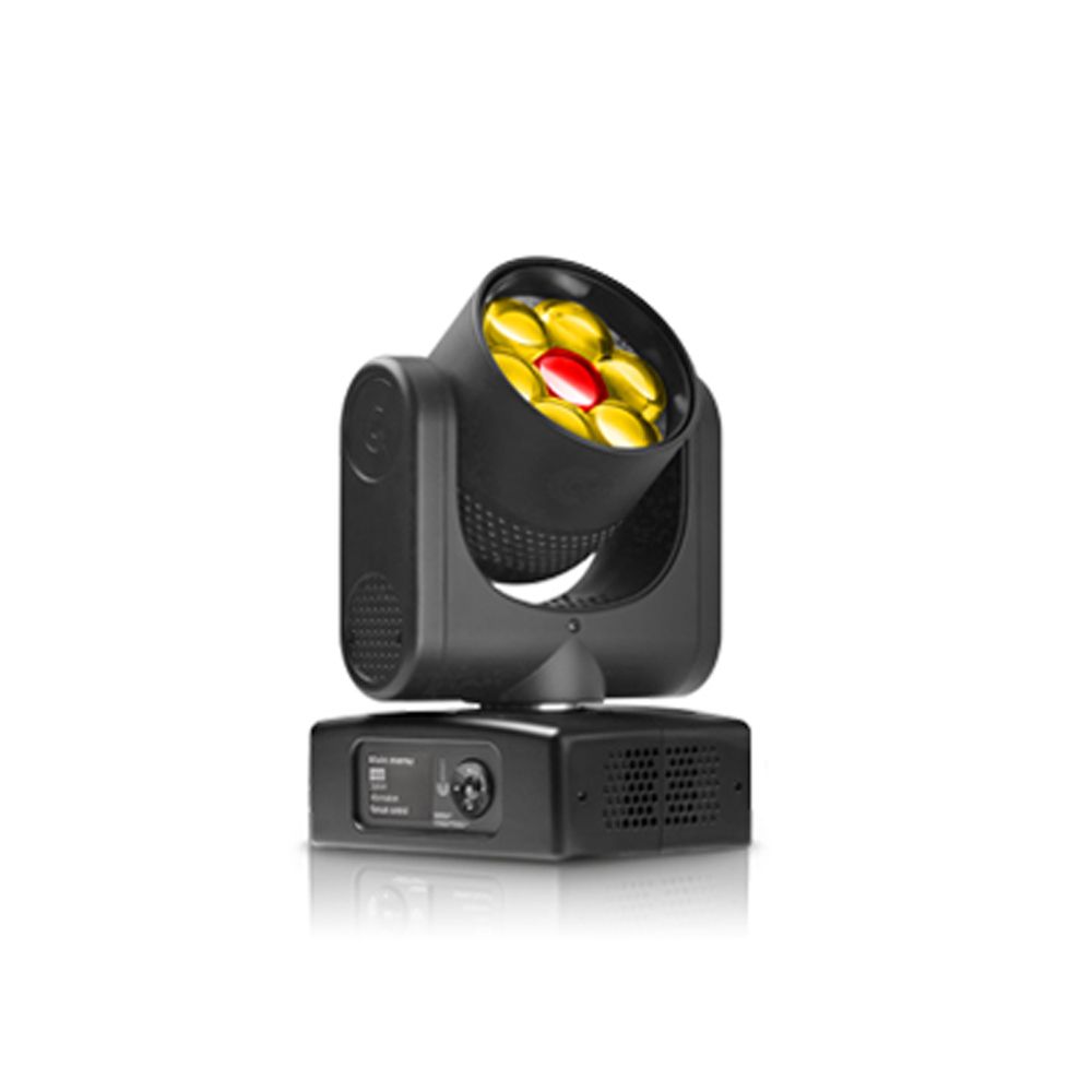 Clay Paky Mini-B - 7 x 40W RGBWW LED Moving Head Wash with 4 to 55-Degree Zoom in Black Finish