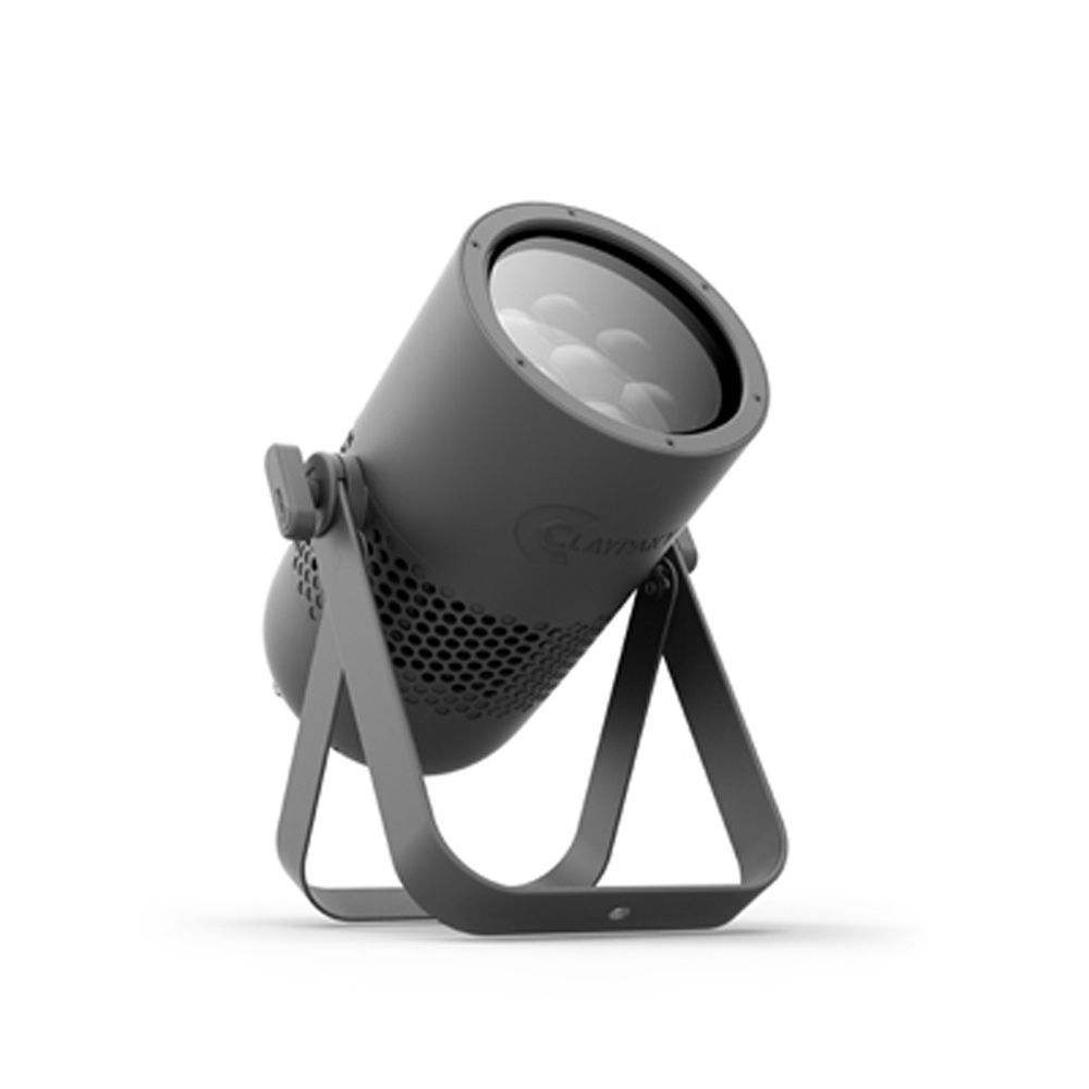 Clay Paky Mini-B ParLED Aqua WW - 7 x 40W RGBWW LED IP66-Rated Par with 4 to 53-Degree Zoom in Black Finish