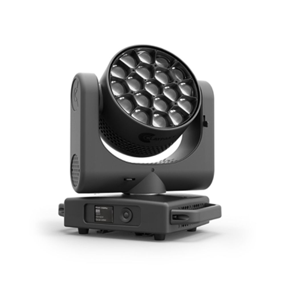 Clay Paky Midi-B - 19 x 40W RGBWW LED Moving Head Wash with 4 to 50-Degree Zoom in Black Finish
