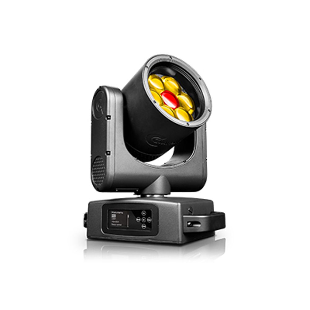 Clay Paky Mini-B Aqua - 7 x 40W RGBW LED IP66-Rated Moving Head Wash with 4 to 55-Degree Zoom in Black Finish