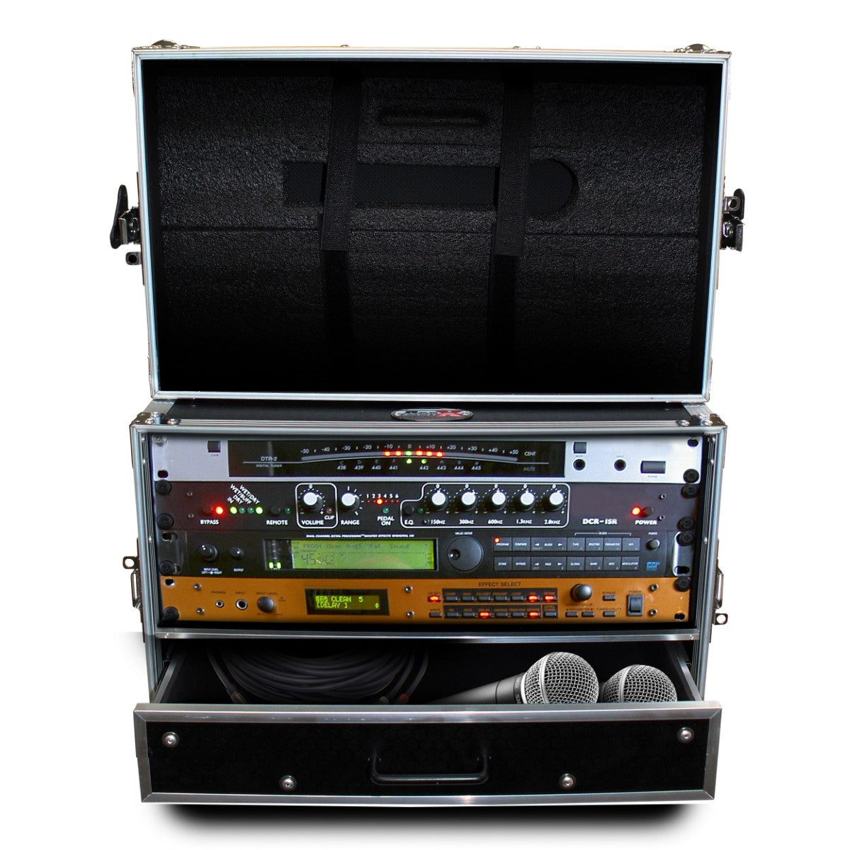 ProX XS-WM4U2DR - 4U Space 12" Depth ATA Style Rack Case with 2U Drawer