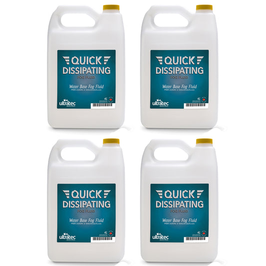 Ultratec Case of 4 x 4-Liter Bottle of Quick Dissipating Fog Fluid