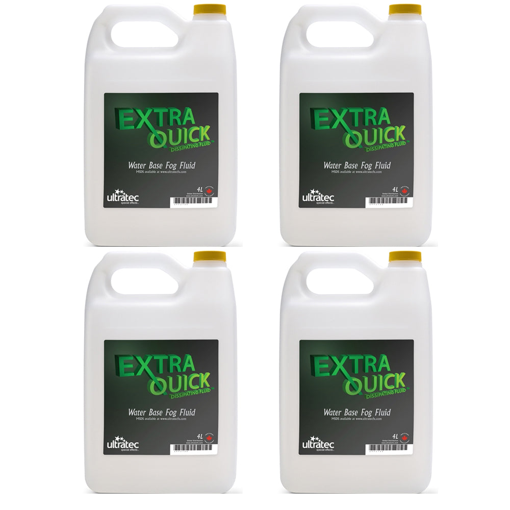 Ultratec Case of 4 x 4-Liter Bottle of Extra Quick Dissipating Fog Fluid