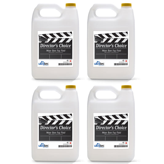 Ultratec Case of 4 x 4-Liter Bottle of Director's Choice Fog Fluid