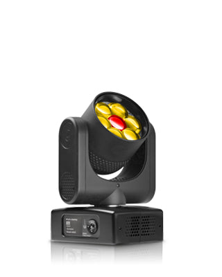 Clay Paky Mini-B - 7 x 40W RGBW LED Moving Head Wash with 4 to 55-Degree Zoom in Black Finish