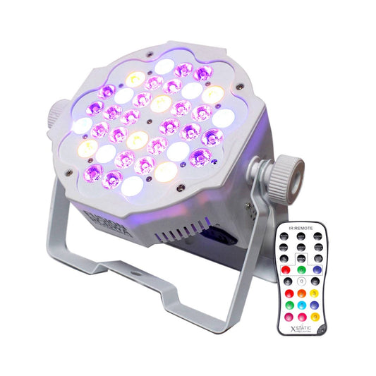 ProX X-PAR36RGBWA1W-W IRC - Fusion 36x1W RGBWA LED Slim Par in White Finish