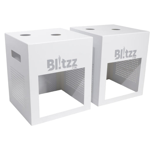 ProX X-BLITZZ-FX COVER X2 - Set of (2) Aluminum White Covers for BlitzzFX Cold Spark Machine