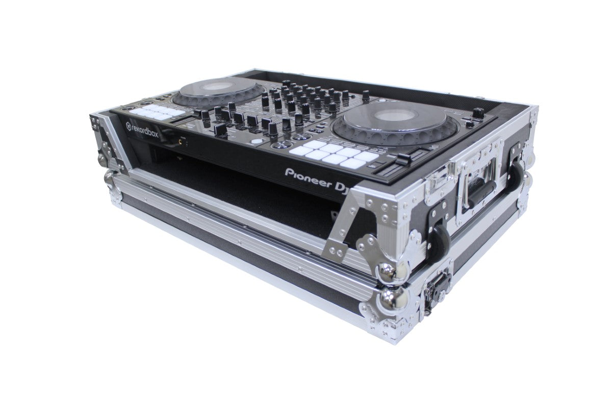 ProX XS-DDJ1000W - Flight Case for Pioneer DDJ-1000/SRT in Black/Silver Finish