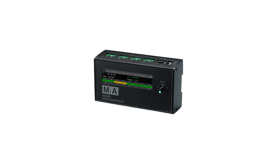 MA Lighting grandMA3 onPC 8Port Node DIN-Rail 4K MA4023581