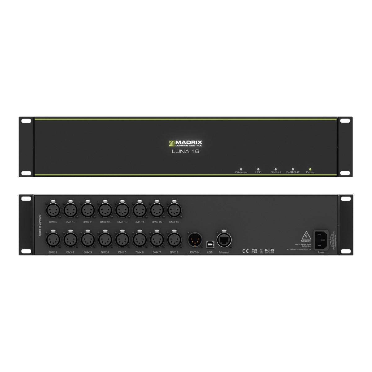 Madrix Luna 16 - 16 Universe Art-Net Node/USB 2.0 DMX Interface