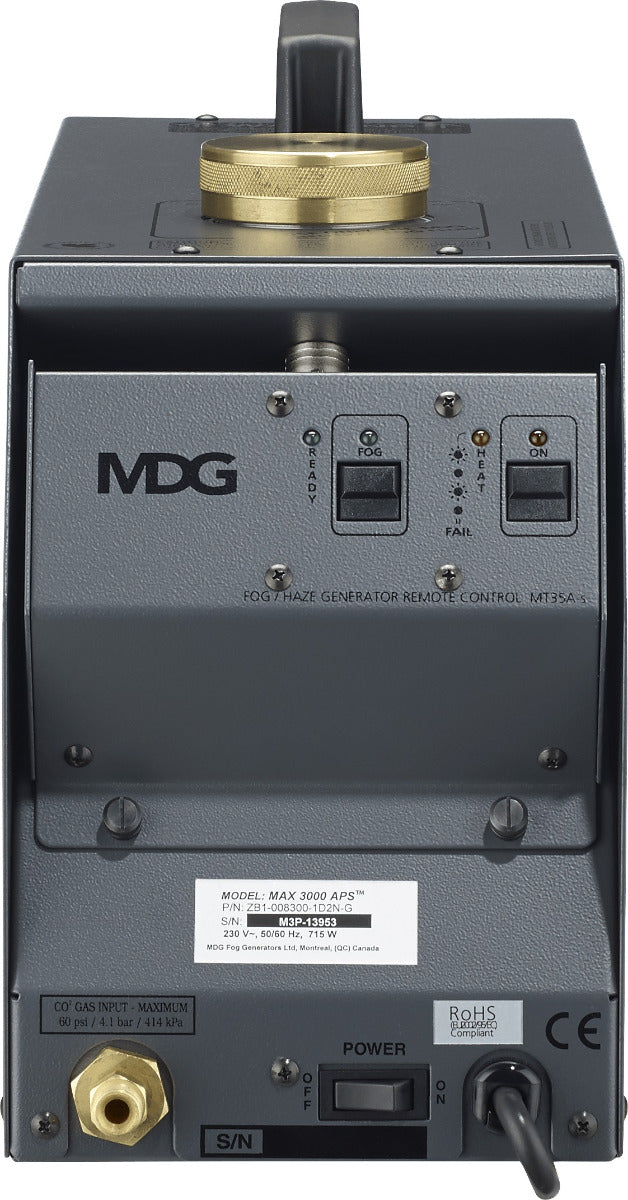 MDG MAX 3000 - 715 Watt High Output Fog Machine