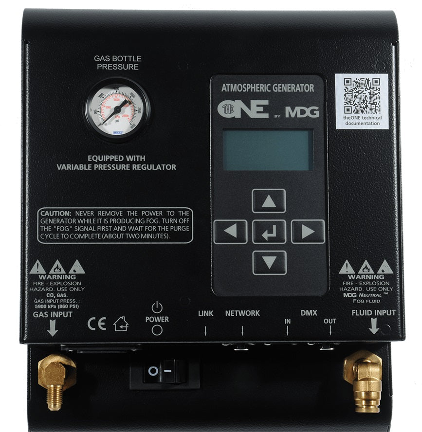 MDG theONE - 1480 Watt Dual Fog/Haze Machine (Stand-Alone Model)