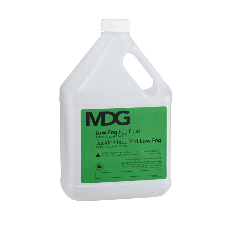 MDG MDGLFJ1 - 2.5 Liter Bottle of Low Fog Fluid