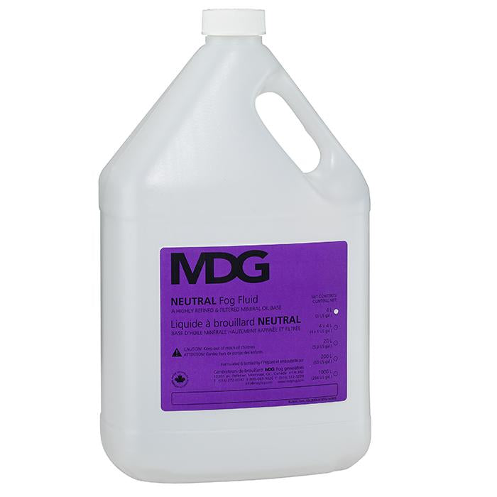 MDG MDGNFJ1 - 4 Liter Bottle of Neutral Fog Fluid