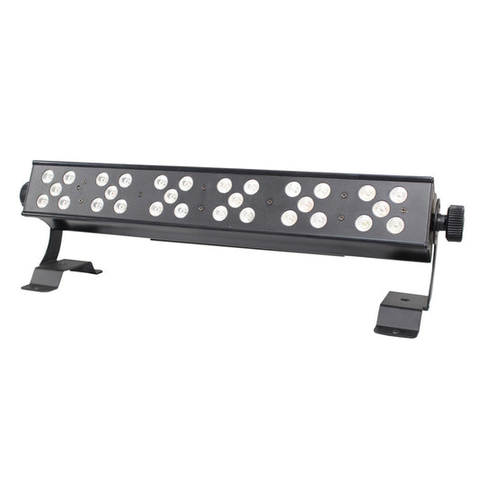 ProX X-DAZZLER JR-B - 30x3W RGBWA Ultrabright LED Bar in Black Finish