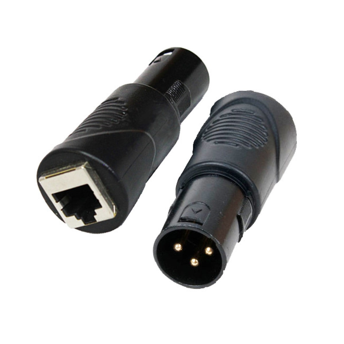 ProX XC-RJ45XM3 - CAT5/6 RJ45 to 3-Pin Male DMX Adapter