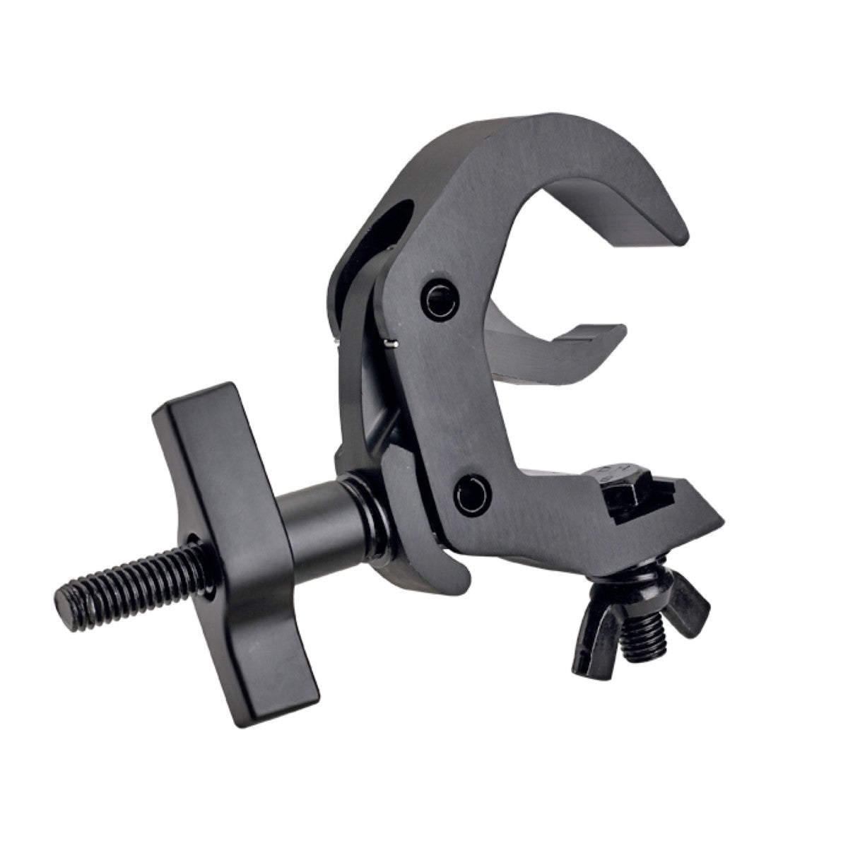 ProX T-C12H-BLK - Aluminum Easy Self-Lock Clamp with Big Knob for 2" Truss in Black Finish