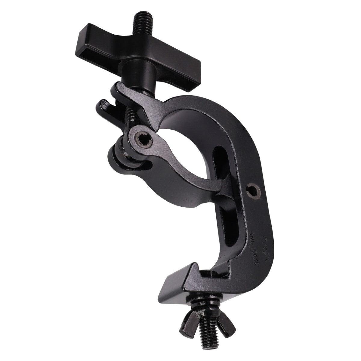 ProX T-C5H-BLK - Aluminum Heavy Duty Hook Trigger-Style Clamp with Big Wing Nut for 2" Truss in Black