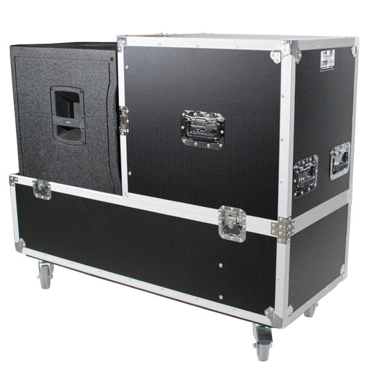 ProX X-RCF-EVOX12X2W - Flight Case for RCF EVOX Speaker System Kit (Fits 2x Speakers and 2x Subwoofers)