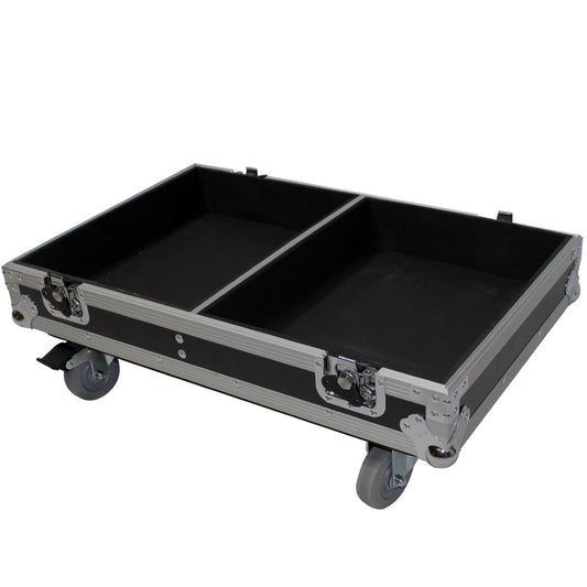 ProX X-TurboSound TBV-123-AN - Flight Case for 2x Turbosound TBV-123-AN Speakers with 4" Casters