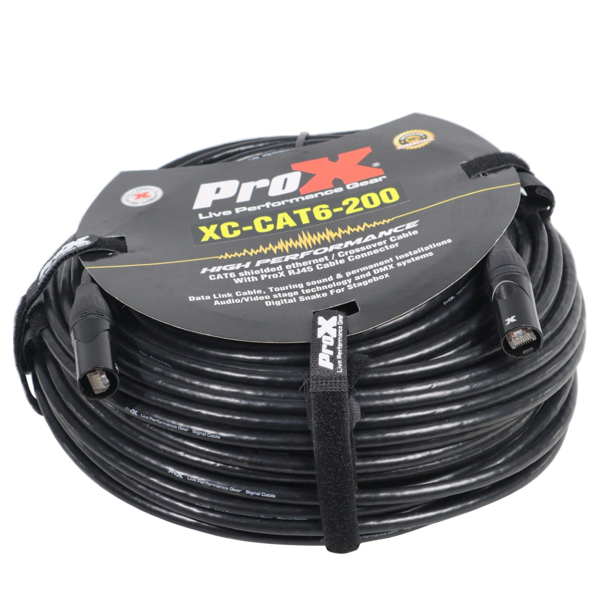 ProX XC-CAT6-200 - 200ft RJ45 Cat 6 Cable with Locking Connectors