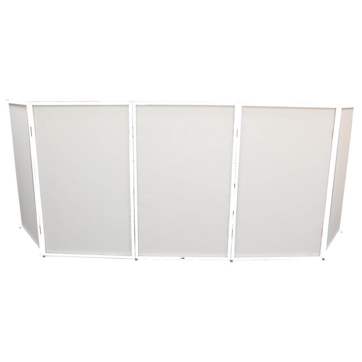 Pro X XF-5X3048W - 5-Panel White Frame DJ Facade with Black/White Scrims and Carrying Bag