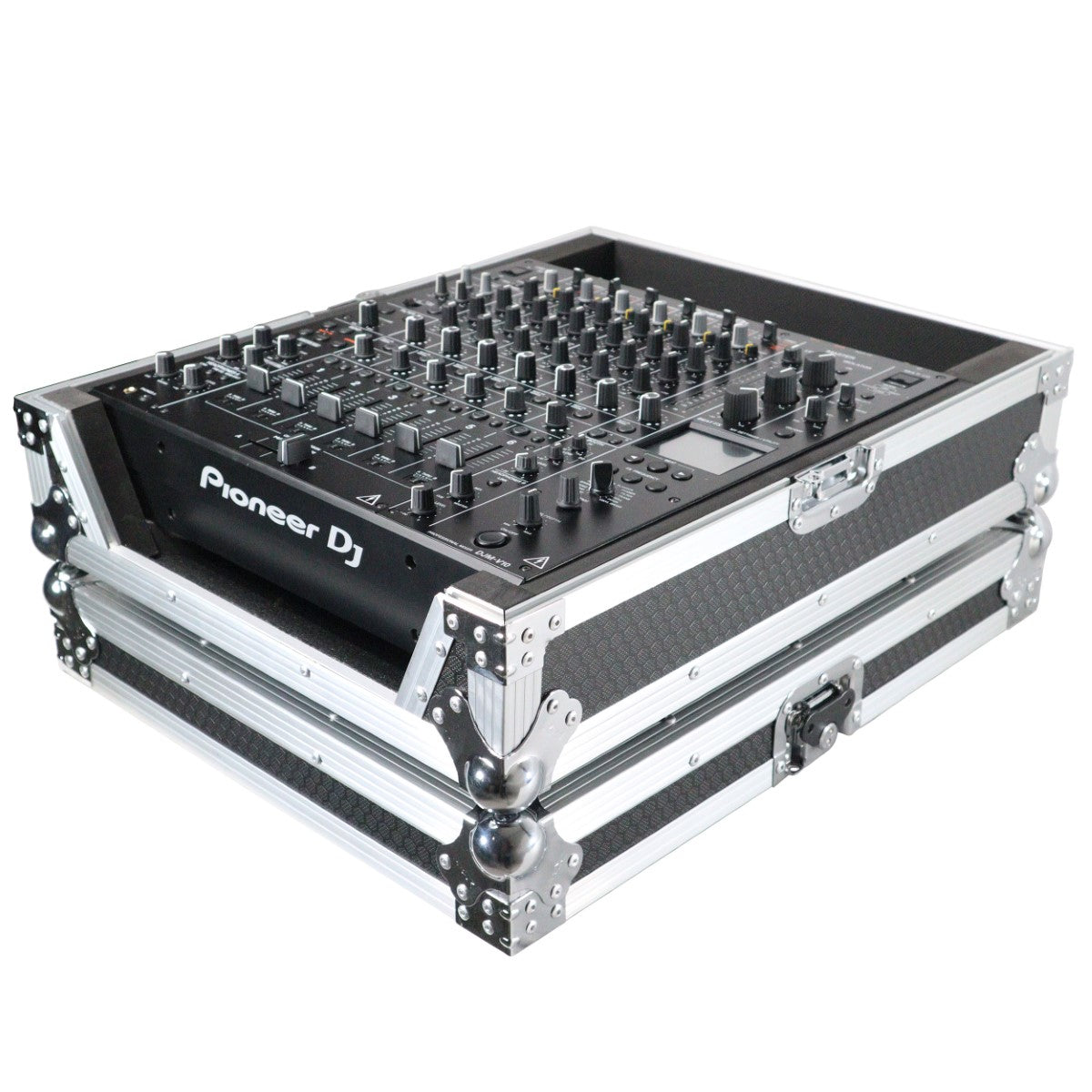 ProX XS-DJMV10 - Flight Case for Pioneer DJM-V10 in Black/Silver Finish