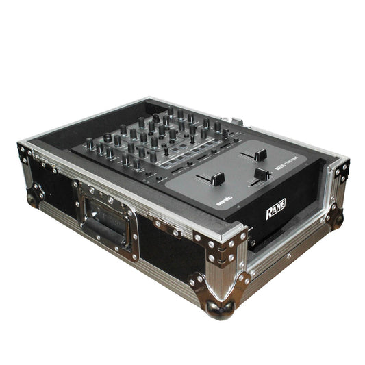 ProX XS-M10 - Flight Case for 10-inch Large Format DJ Mixers in Black/Silver Finish