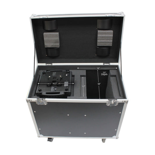 ProX XS-MH250X2W MK2 - Dual Flight Case for 250 Style Moving Heads