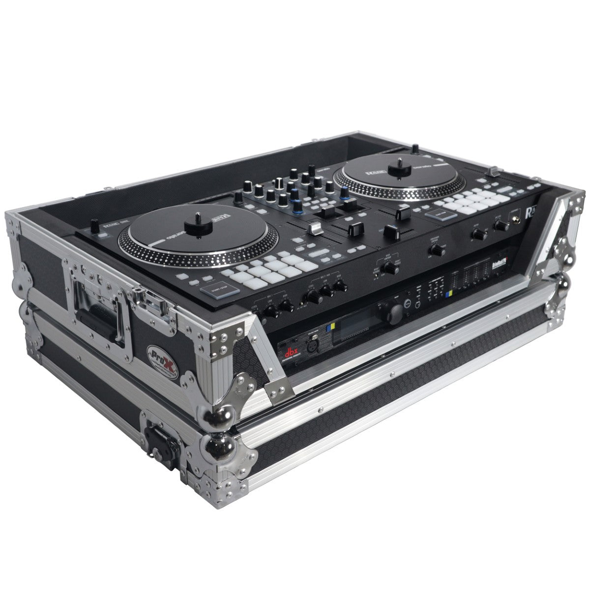 ProX XS-RANEONE W - Flight Case for Rane One DJ with 1U Rack and Wheels