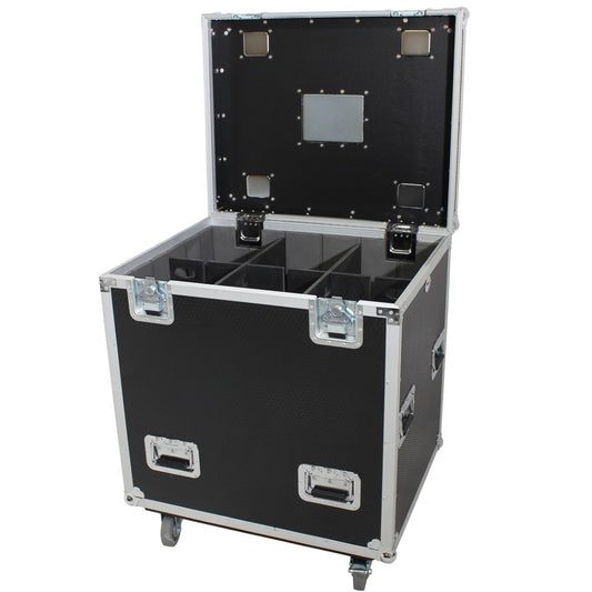 ProX XS-UTL243036W - TruckPaX 24" x 30" x 36" Utility Flight Case with Divider, Tray Kit and Wheels