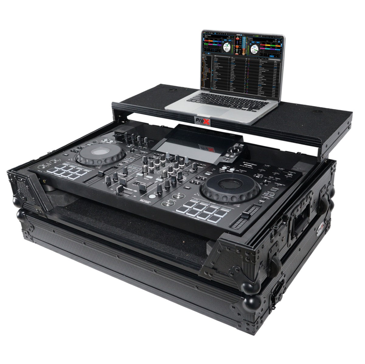 ProX XS-XDJRX3WLTBL - Flight Case for Pioneer XDJ-RX3/RX2 in Black Finish