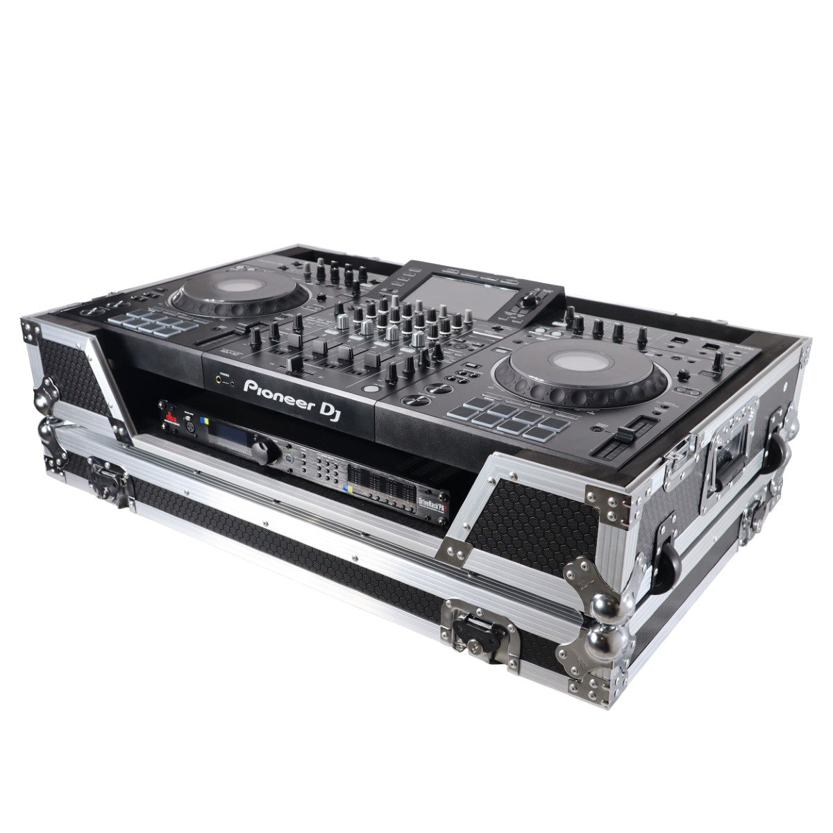 ProX XS-XDJXZ W - Flight Case for Pioneer XDJ-XZ with Wheels in Black/Silver Finish