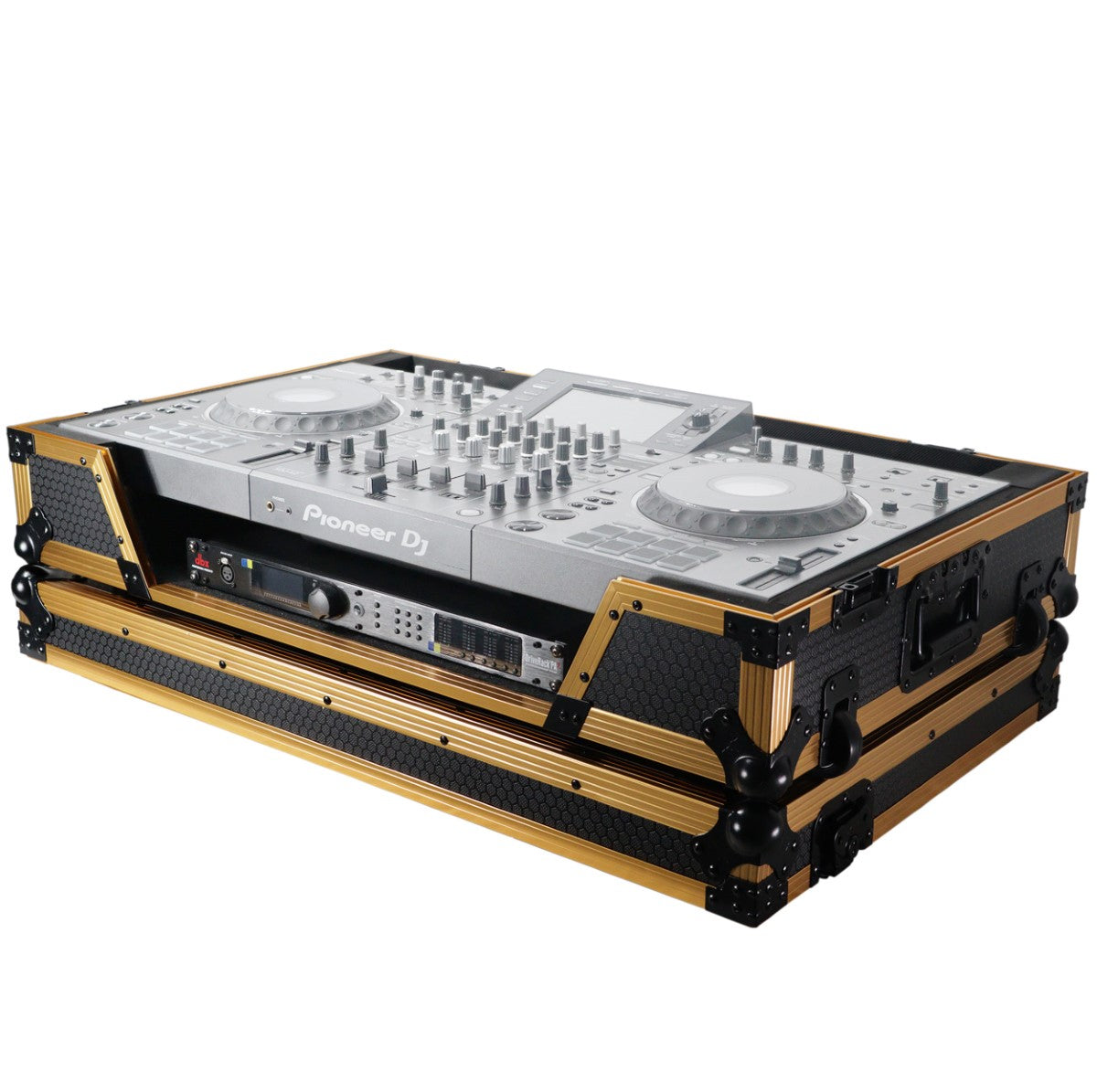 ProX XS-XDJXZ WFGLD - Flight Case for Pioneer XDJ-XZ with Wheels in Gold/Black Finish