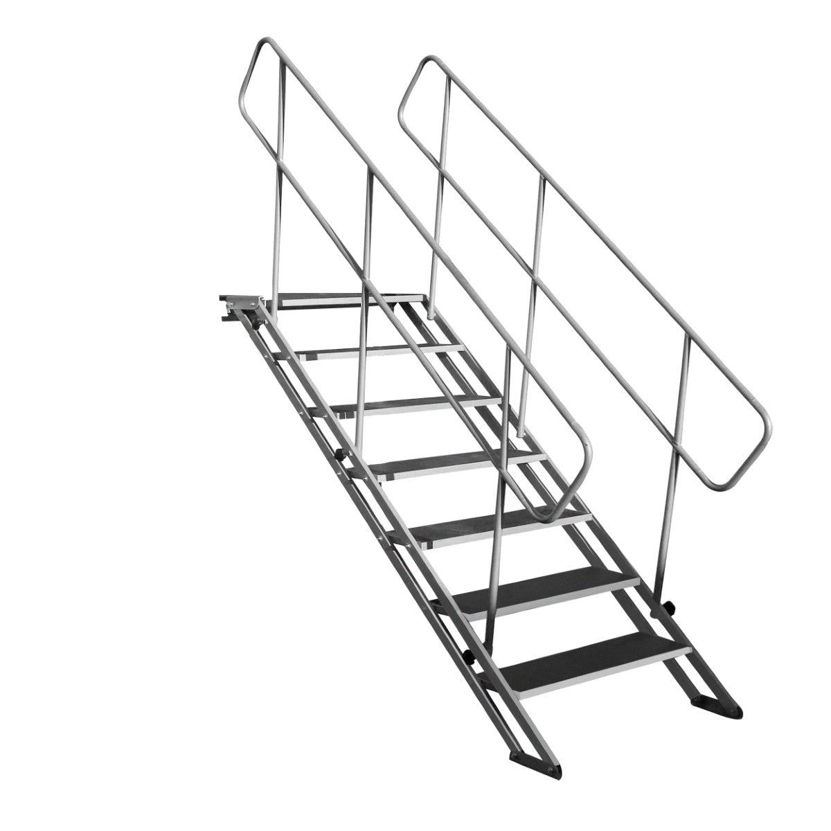 Pro X XSQ-ST7 - StageQ 7-Step Heavy Duty Foldable 48" with Guardrail