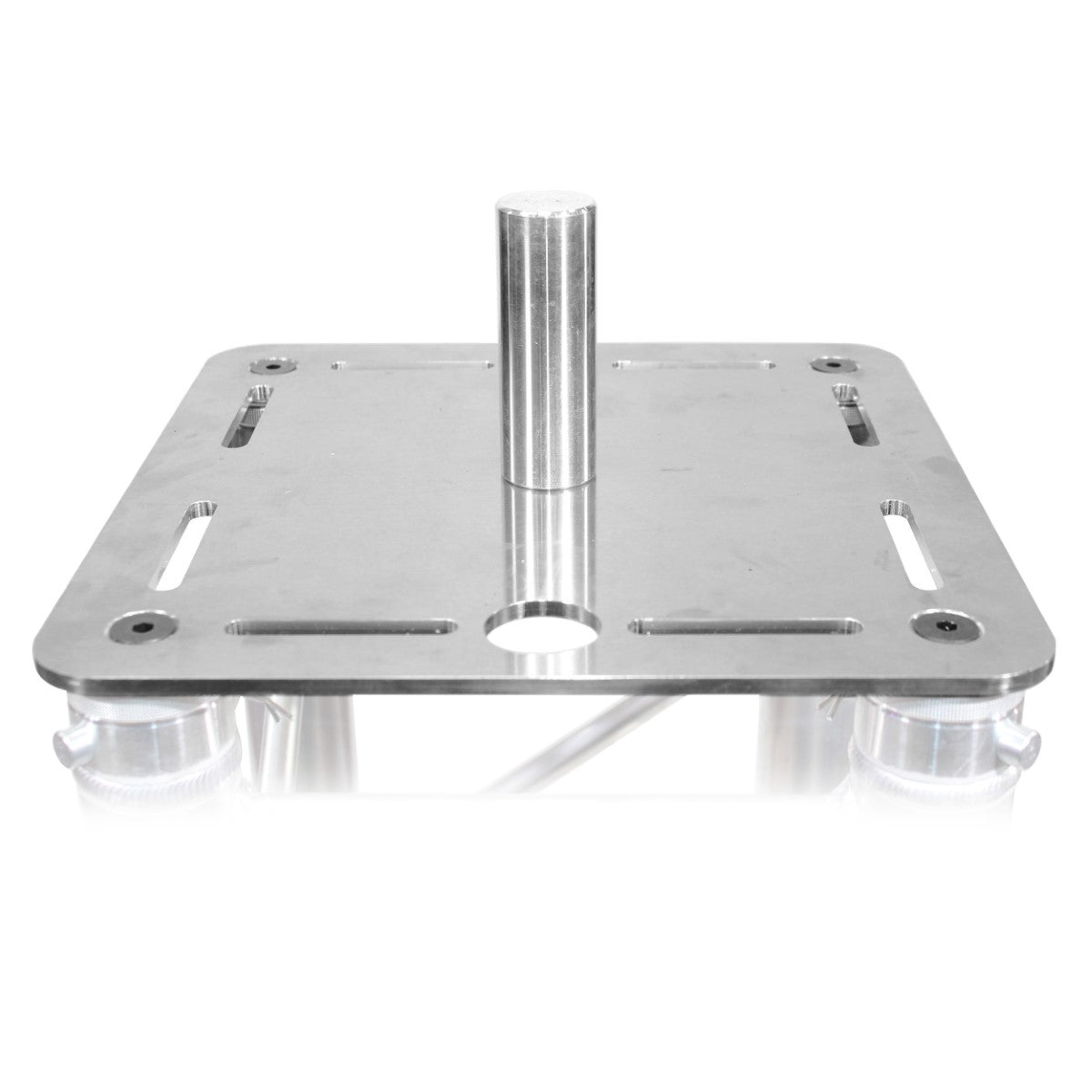 ProX XT-BP12ASPST - 12" x 12" F34 6mm Aluminum Slotted Top Plate with Speaker Stud