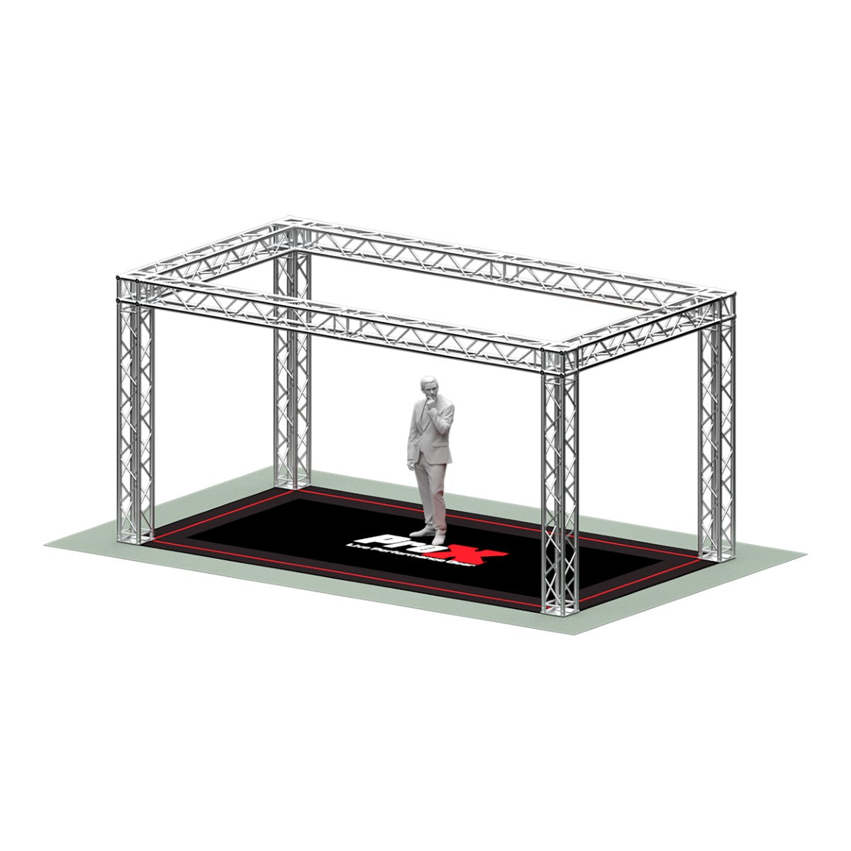 ProX XTP-E1020-1 - 10'W x 20'L x 10'H Exhibition Truss System Package