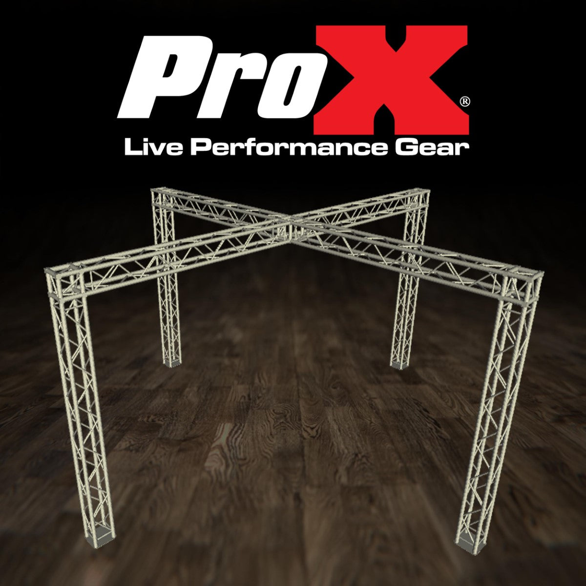 ProX XTP-EX2323-1 - 23'W x 23'L x 11'H Exhibition Truss System Package with X Square Layout