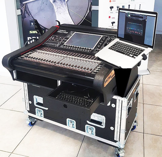 ProX XZF-DIG-SD9 D 2U - Flip-Ready Easy Retracting Hydraulic Lift Case with 2U for DigiCo SD9